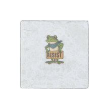 Fight Back! Resist Frog Sticker
