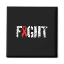 Fight Blood Cancer- Military-style Red Awareness R Magnet