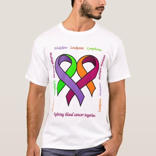 Fight Blood Cancer Together T-shirt (Front)