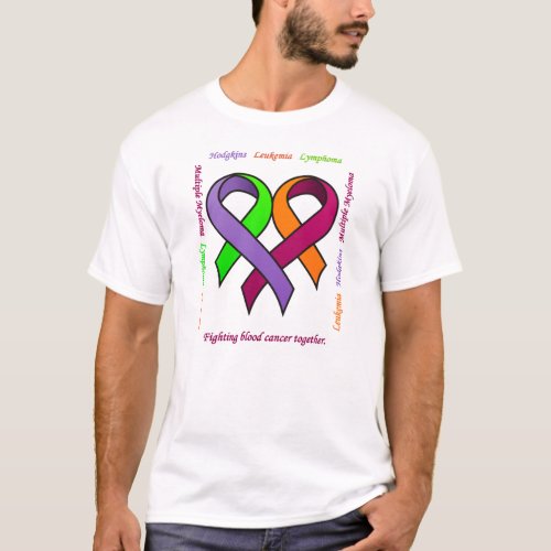 Fight Blood Cancer Together T_shirt customizable