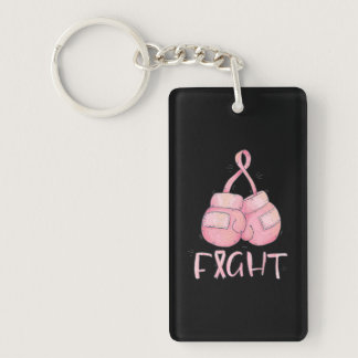 Fight Breast Cancer Awareness 2023 October Boxing Keychain