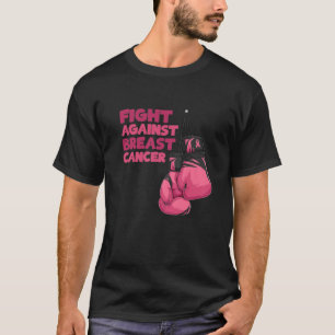Fight Breast Cancer Awareness Month Boxing Gloves T-Shirt