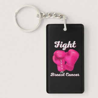 Fight Breast Cancer Boxing Gloves Breast Cancer Keychain