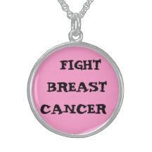 FIGHT BREAST CANCER NECKLACE