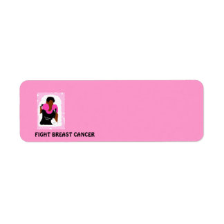 FIGHT BREAST CANCER Return Address Labels