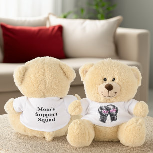 Fight Cancer Boxing Glove Teddy Bear