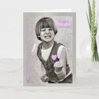 Fight Cancer encouragemet Card