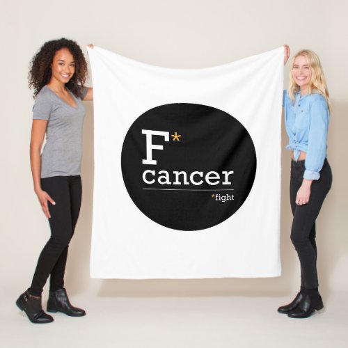 fight cancer fleece blanket