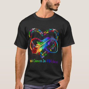 Fight Cancer In All And Every Color Rainbow Ribbon T-Shirt