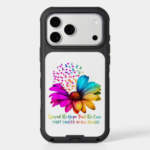 Fight Cancer in All and Every Color Ribbons Flower iPhone 17 Pro Max Case