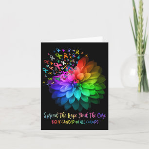 Fight Cancer In All Color Spread The Hope Find A C Card