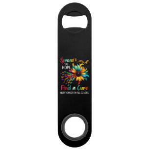 Fight Cancer in Spread-Hope Find A Cure Sunflower Bar Key
