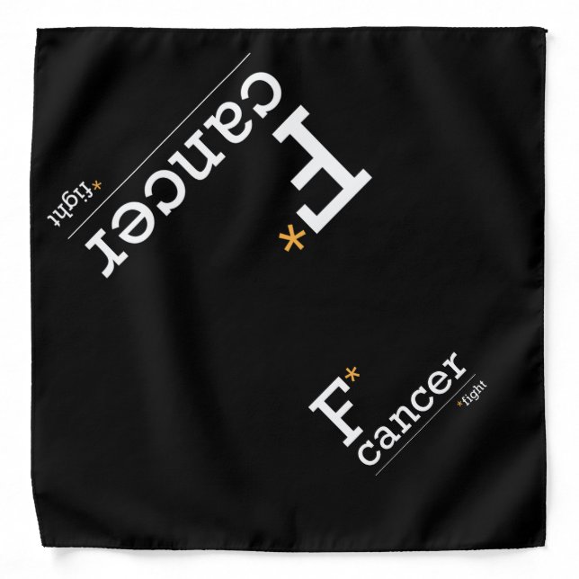 fight cancer pet bandana (Front)