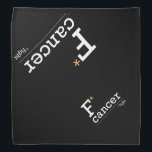 fight cancer pet bandana<br><div class="desc">Whether it is for you or a loved ones pet this custom pet bandana shows the love and support from a furry friend. Logo is printed in two sizes depending on which you prefer. Proceeds will be donated to MSK to help fight cancer.</div>