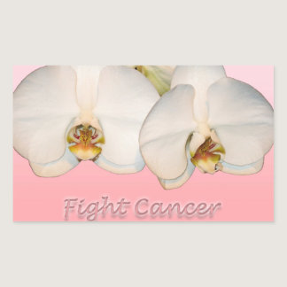 Fight Cancer Rectangular Sticker
