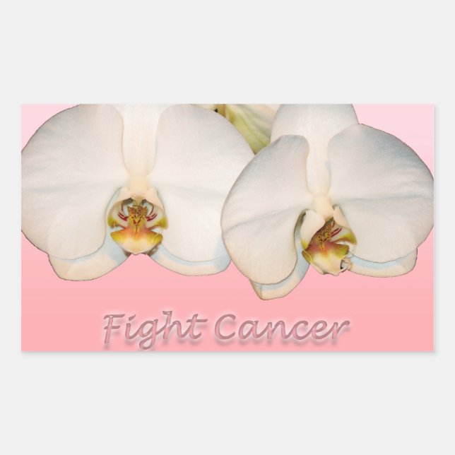 Fight Cancer Rectangular Sticker (Front)