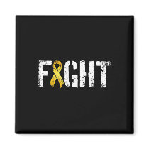 Fight Childhood Cancer Military Style Awareness Ri Magnet