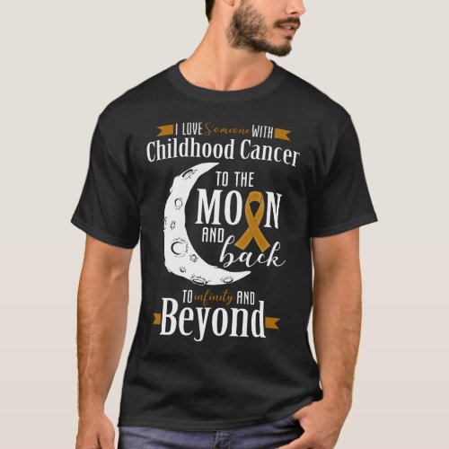 Fight Childhood Cancer Ribbon Survivor awareness T_Shirt