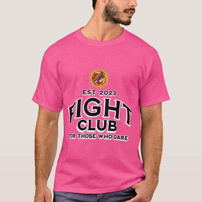Fight Club Dragon Mma Muay Thai Boxing T-Shirt (Front)