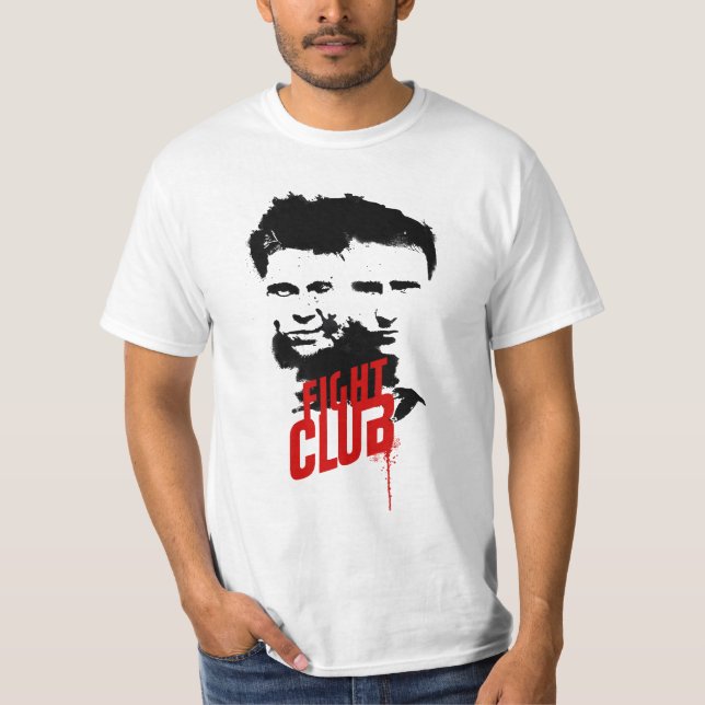 " Fight Club (Edward Norton / Brad Pitt)" T-Shirt (Front)