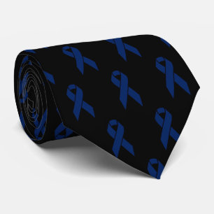 Fight Colon Cancer Awareness Support Ribbon Neck Tie