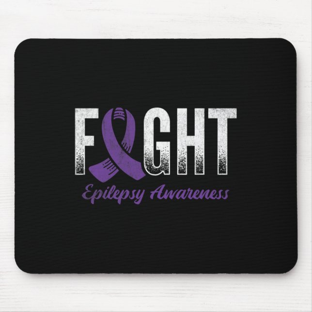 Fight Epilepsy Awareness 1 Mouse Pad (Front)