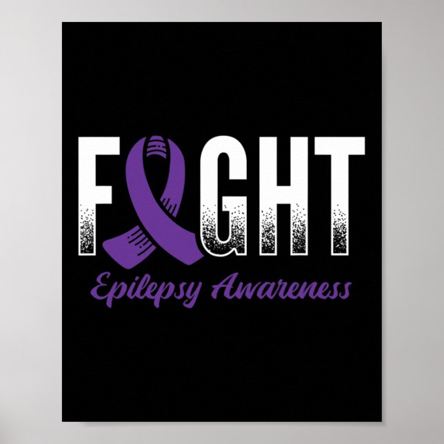 Fight Epilepsy Awareness  Poster (Front)