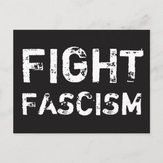 FIGHT FASCISM Social Justice Postcard