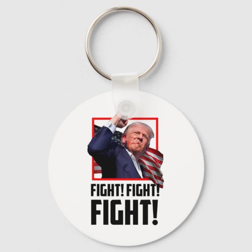 Fight Fight Fight 3  Keychain