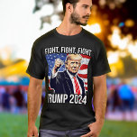 Fight Fight Fight Donald Trump 2024 American Flag T-Shirt