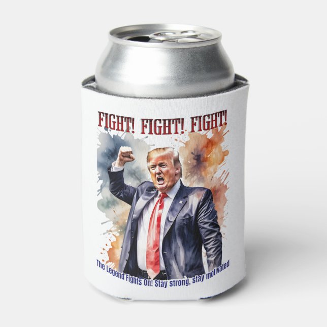 Fight! Fight! Fight! Trump legend Can Cooler (Can Front)
