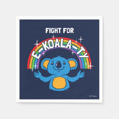 Fight For E_Koala_Ty Napkins