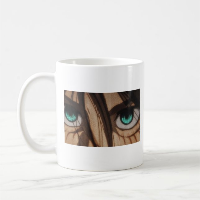 Fight for Freedom | Eren-Inspired Quote Design Coffee Mug (Left)