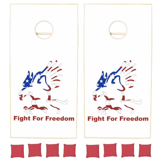 Fight For Freedom USA Eagle Cornhole Set (Set)