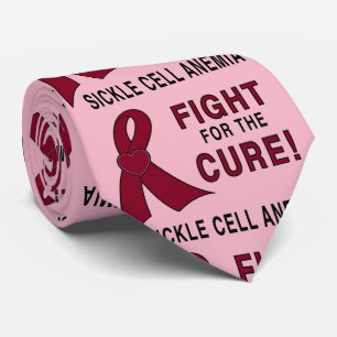 Fight for the Cure: Sickle Cell Anemia Neck Tie