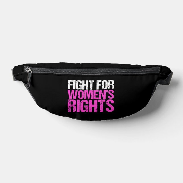 Fight for Women's Rights Bold Feminist Fanny Pack (Lay Down)
