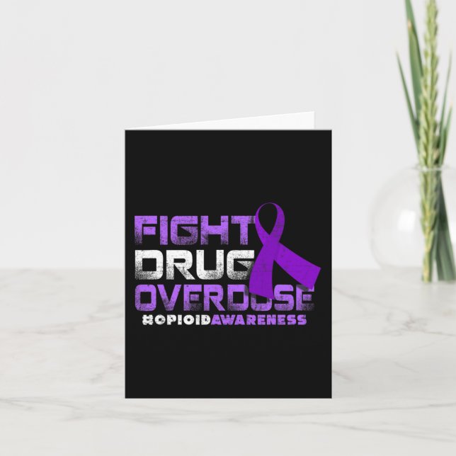 Fight For Your Life While You Still Have One Overd Card (Front)