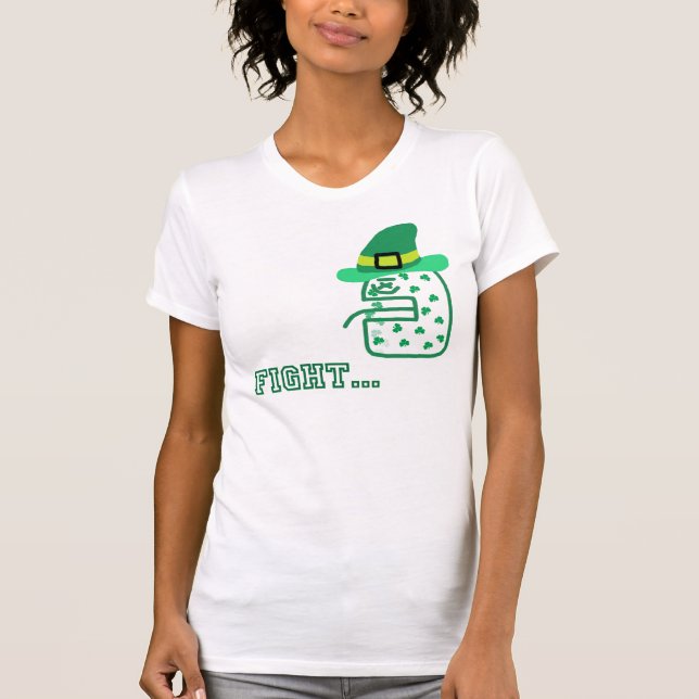 fight_green... T-Shirt (Front)