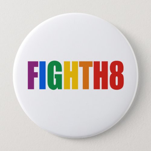 Fight H8 Pinback Button