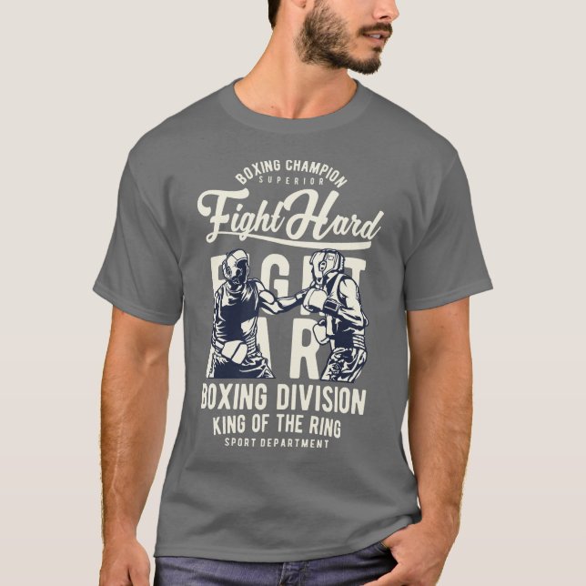 Fight hard boxing t-shirt (Front)