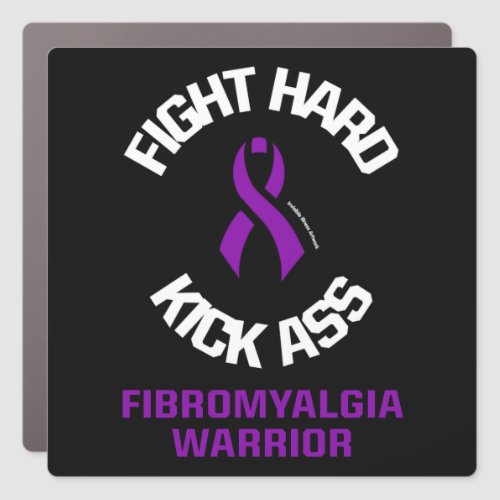 Fight HardFibro Car Magnet