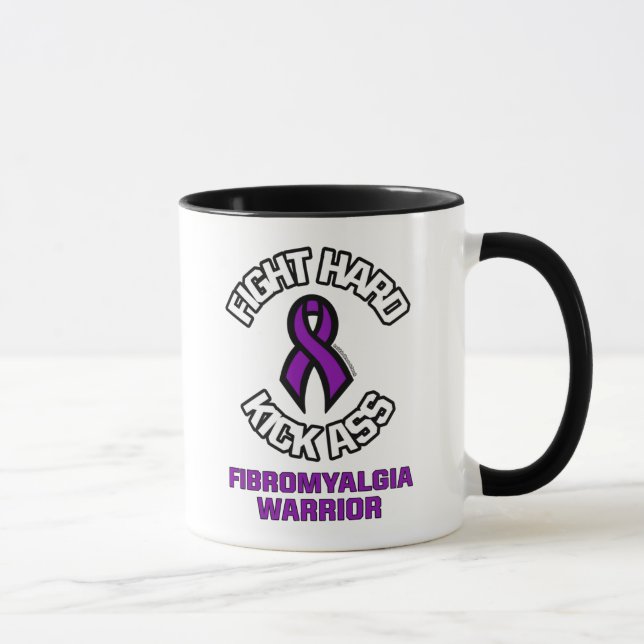 Fight Hard...Fibro Mug (Right)