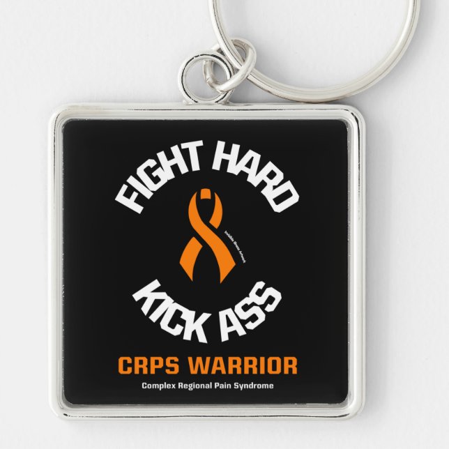 FIGHT HARD KICK...CRPS KEYCHAIN (Front)