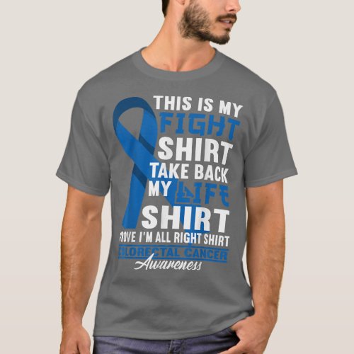 Fight  I UC IBD IBS Crohns Colon Colorectal Cancer T_Shirt