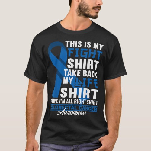 Fight  I UC IBD IBS Crohns Colon Colorectal Cancer T_Shirt