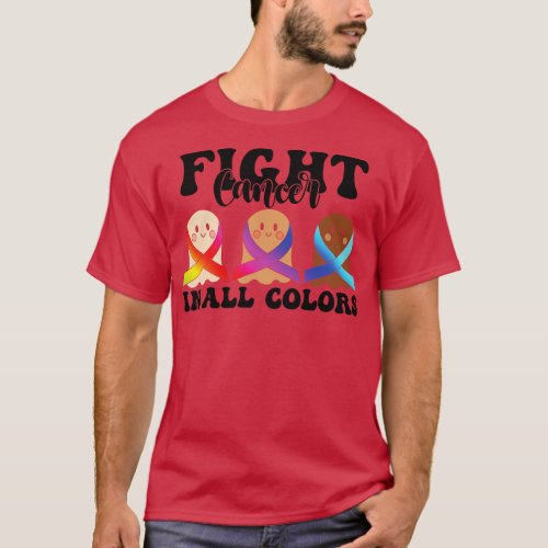 Fight in all colors Awareness Mental Health Autism T_Shirt
