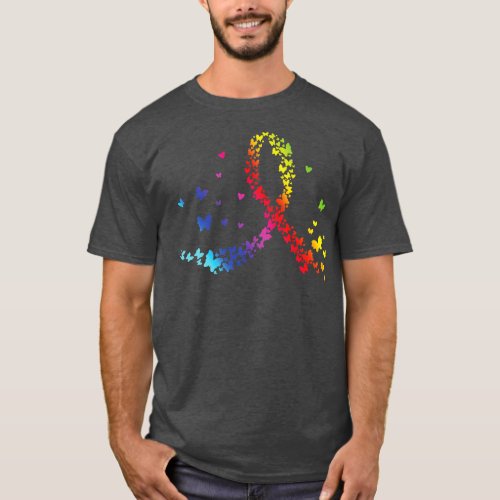 Fight in all colors Awareness Mental Health Autism T_Shirt