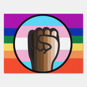 Fight Injustice Embrace Equality Sign