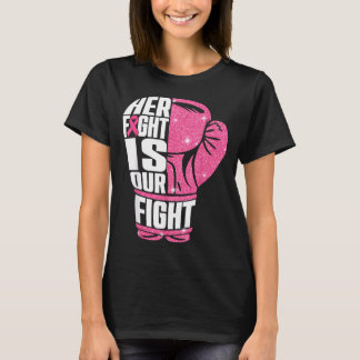 Fight is Fight Breast Cancer Awareness Boxing T-Shirt