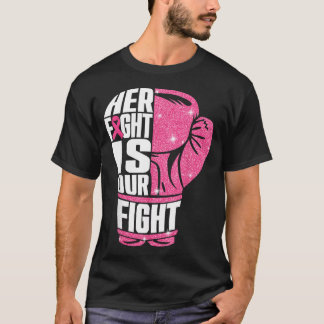 Fight is Fight Breast Cancer Awareness Boxing T-Shirt